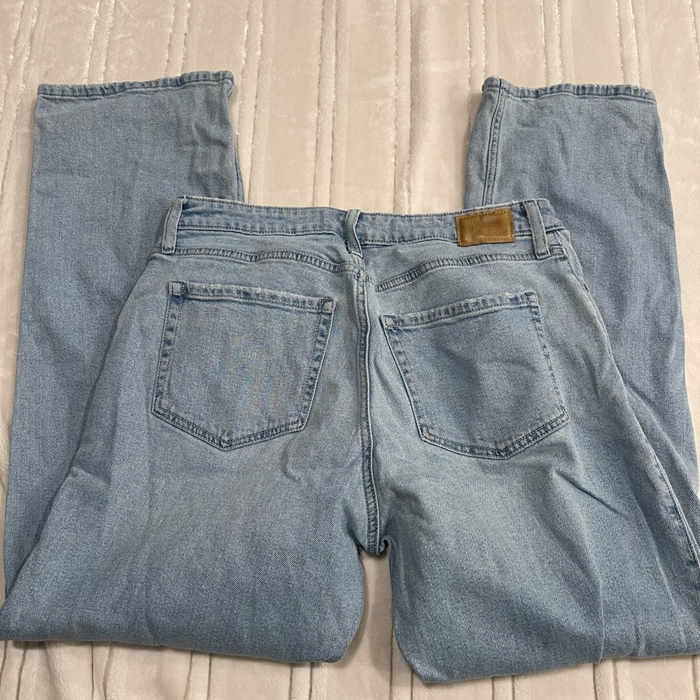 HOLLISTER Light Blue Denim Jeans curvy high rise Dad - Picture 3 of 6